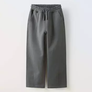 Брюки Zara True Neutrals Plush, антрацитово-серый