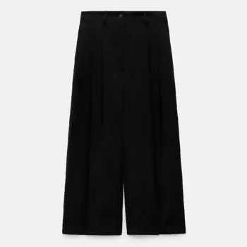 Брюки Zara Zw Collection Darted, черный