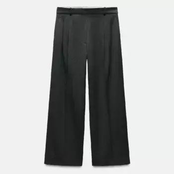 Брюки Zara Zw Collection Darted, темно-серый