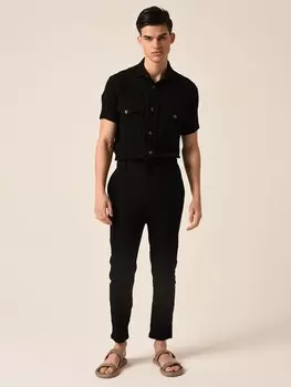 Брюки зауженного кроя Antioch, черный