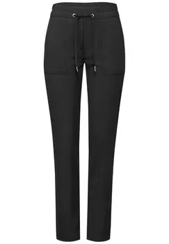 Брюки зауженного кроя CECIL, черный