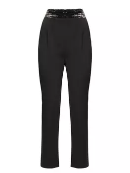 Брюки зауженного кроя Influencer, черный