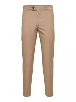 Брюки зауженного кроя SELECTED HOMME Fremont, серый