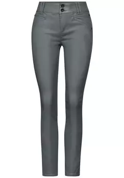 Брюки зауженного кроя STREET ONE, цвет Basalt grey