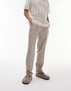 Брюки зауженного кроя Topman