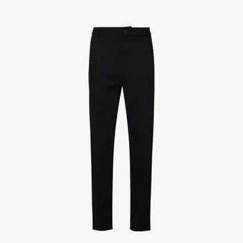 Брюки зауженного кроя Travel из эластичного джерси классического кроя 7 For All Mankind, черный