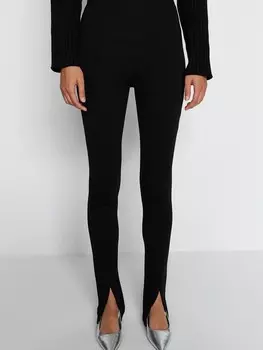 Брюки зауженного кроя Trendyol, черный