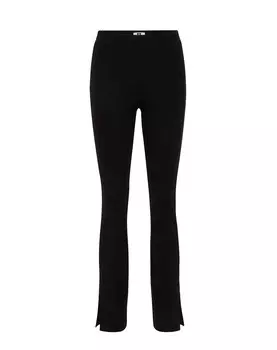 Брюки зауженного кроя WE Fashion, черный