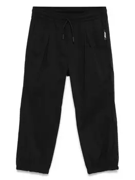 Брюки зауженные книзу для детей MSGM MSGM Kids, черный