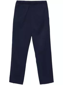 Брюки зауженные книзу с завязкой на талии ASPESI, синий