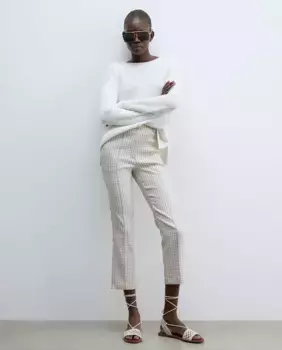 Брюки жаккардовые Sfera, бежевый