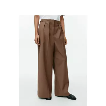 Брюки женские Arket с низкой талией, коричневый
