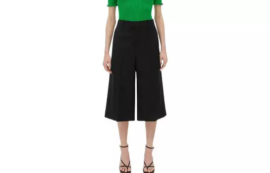 Брюки женские Bottega Veneta короткие, черный