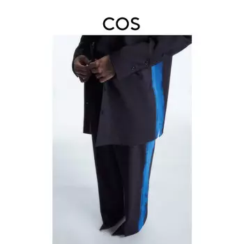 Брюки женские Cos с начесом, темно-синий