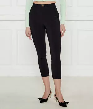 Брюки женские Elisabetta Franchi укороченные облегающего кроя, черный