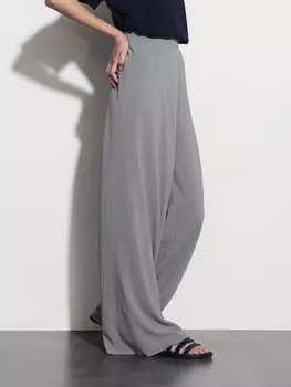 Брюки женские Gap с плиссированной текстурой, черный