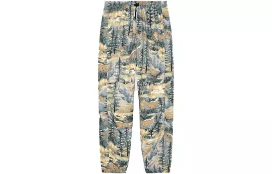 Брюки женские Gucci x The North Face, голубой / бежевый
