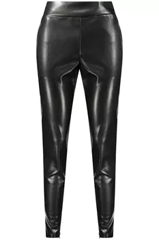 Брюки женские Guess Jeans кожаные, черный