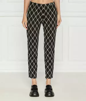 Брюки женские Hugo с узором, черный