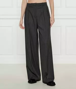 Брюки женские Hugo широкого кроя, серый