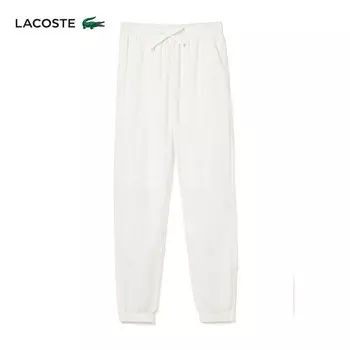 Брюки женские Lacoste из крокодиловой кожи, белый