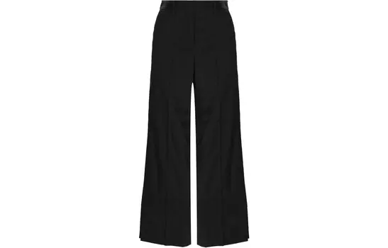 Брюки женские Loewe с широкими штанинами, черный