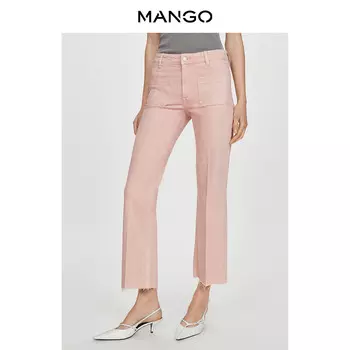 Брюки женские Mango облегающего кроя, розовый