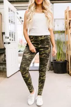 Брюки женские mittoshop, цвет camo