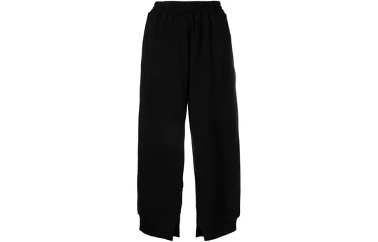 Брюки женские Mm6 Maison Margiela с косым низом, черный