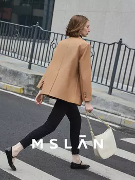 Брюки женские Mslan эластичные, черный