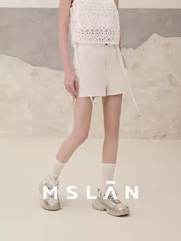 Брюки женские Mslan повседневные, миндальный