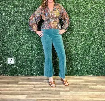 Брюки женские mystree, цвет moss