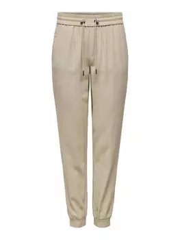 Брюки женские ONLY джоггеры, бежевый