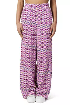 Брюки женские ONLY из вискозы с принтом, мультиколор