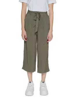 Брюки женские ONLY кюлоты, зеленый