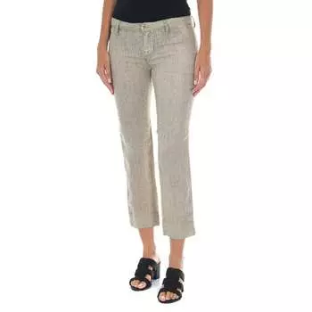 Брюки женские оттис/ф прямые икры серые Met, серый