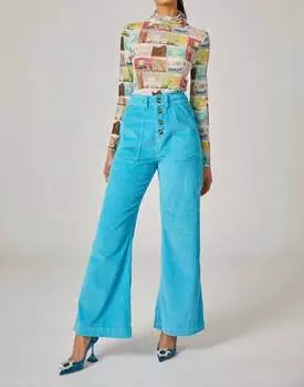 Брюки женские Rachel Antonoff, голубой