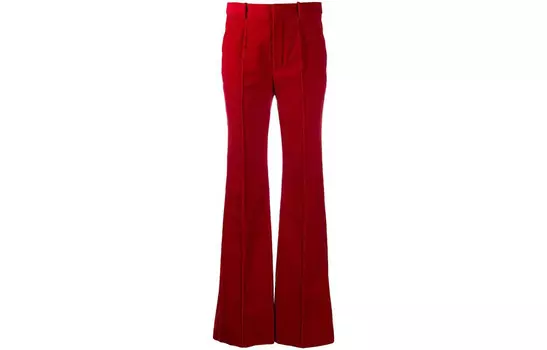 Брюки женские Saint Laurent, красный