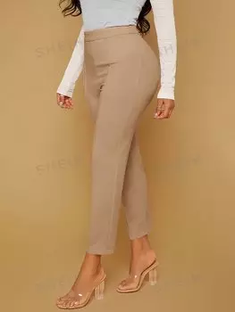 Брюки женские Shein SXY узкого кроя, хаки