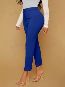Брюки женские Shein SXY узкого кроя полной длины, синий