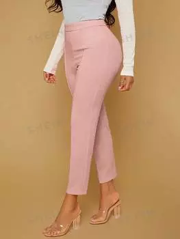 Брюки женские Shein SXY узкого кроя, розовый