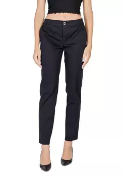 Брюки женские Street One хлопковые прямого кроя, черный