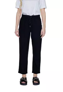 Брюки женские Street One укороченные на кулиске, черный