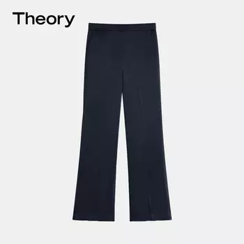 Брюки женские Theory с эластичной резинкой на талии, золотой