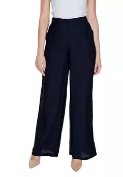 Брюки женские Vero Moda широкие с эластичным поясом, черный