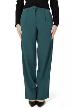 Брюки женские VILA свободного кроя, зеленый