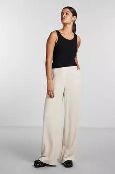 Брюки Женское/Девочка Береза PIECES, экрю