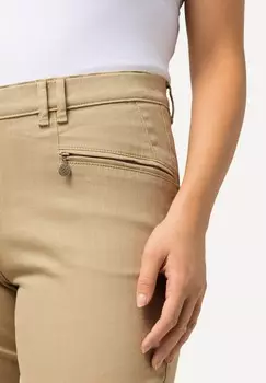 Брюки ZIP POCKET Ulla Popken, бежевый