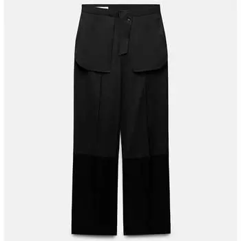 Брюки ZW Collection Contrast, черный