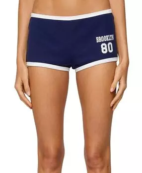 Бруклинские шорты с контрастными деталями Edikted, синий